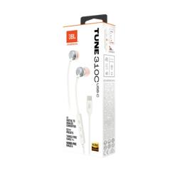 AURICULAR - JBL - T310C CABLEADO USB C BLANCO