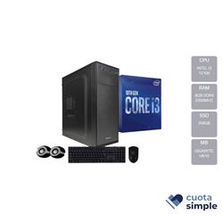 COMPUTADORA - SIMM - INTEL I3 12100 - 8GB RAM DDR4
