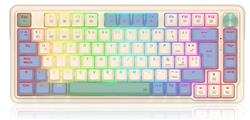 TECLADO - REDRAGON - UCAL PRO K673 - BLANCO INALAMBRICO