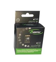 CARTUCHO - EVERTEC - HP 667 BK ECO