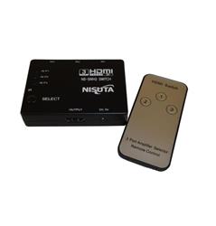 SWITCH - NISUTA - HDMI 3 X 1 ELECTRONICO CON CONTROL REMOTO