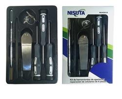 HERRAMIENTA - NISUTA - KIT DE HERRAMIENTAS 8 PIEZAS PARA REPARACION DE CELULARES NS-K2516