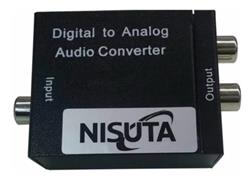 CONVERSOR - NISUTA - AUDIO DIGITAL A ANALOGICO NS-COAUDI