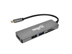 DOCKING - NISUTA - USB C A HDMI HYB USB LEC TARJETAS NSUCD1