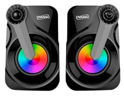 PARLANTE - NISUTA - PARA PC CON LEDS RGB