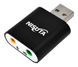 PLACA DE SONIDO - NISUTA - USB A AUDIO NS-COUSAU22