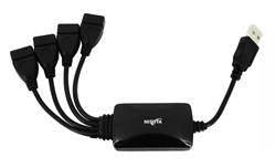 HUB - NISUTA - HUB USB 2.0 DE 4 PUERTOS