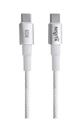 CABLE - NISUTA - USB C A USB C DE 2M SOPORTA CARGA PD 65W