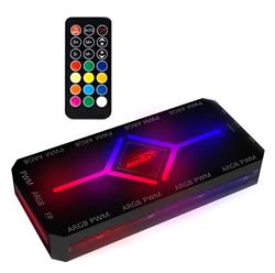 CONTROLADORA - SENTEY - FAN CONTROLLER - 9 PORT - ARGB-PWM - C/CONTROL REMOTO