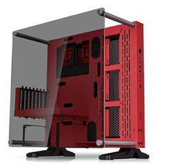 GABINETE - THERMALTAKE - CORE P3 TEMPERED GLASS MID-TOWER RED