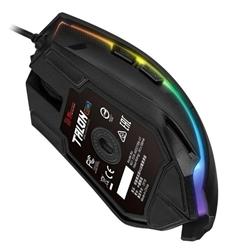 MOUSE - THERMALTAKE - TALON X + M PAD BLACK RGB 3200DPI