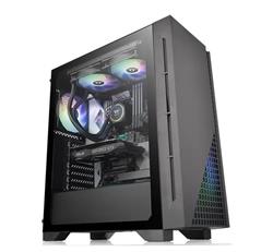 GABINETE - THERMALTAKE - H330 MID TOWER TG FAN*1 BLACK