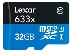 MEMORIA SD - LEXAR - TARJETA MICRO SDXC 633X - 32 
