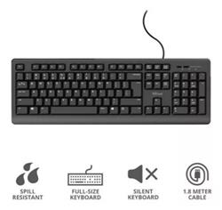 TECLADO - TRUST - PRIMO ES