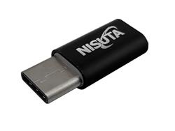 CABLE - NISUTA - ADAPTADOR USB C A MICHO USB HEMBRA