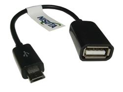 CABLE - NISUTA - MICRO USB OTG 10 CM NS-CAMICROUSH