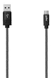 CABLE - NISUTA - USB C DE 1.8M DE 2.4A CON MALLA DE TELA