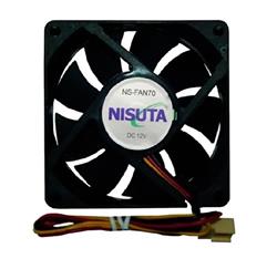 COOLER - NISUTA - 70X70X15 3 PIN 12V RULEMAN NSFAN70
